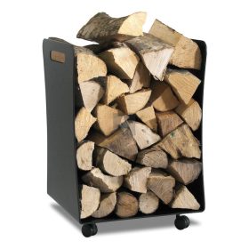 Fatároló kosár, gurulós, fekete