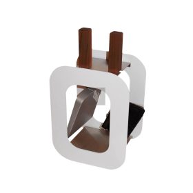 Kandallótisztító szett kocka alakú, fehér, 2 részes