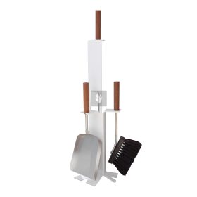 Kandallótisztító szett, fehér, 3 részes
