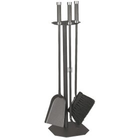   Kandallótisztító készlet, sarok nélküli, antracit, 3 részes