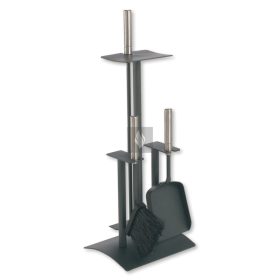 Kandallótisztító, emeletes, antracit, 3 részes