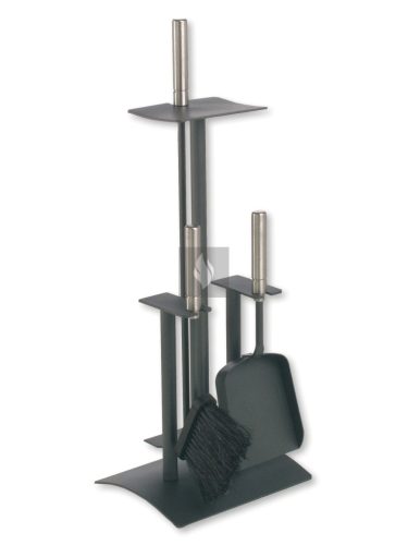 Kandallótisztító, emeletes, antracit, 3 részes