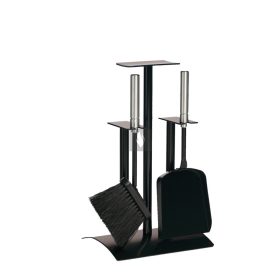 Kandallótisztító szett, “emeletes”, fekete, 2 részes