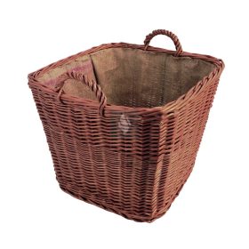 Fonott kosár, mély, juta béléssel