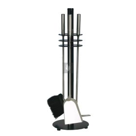 Kandallótisztító,korongos, fekete, 3 részes