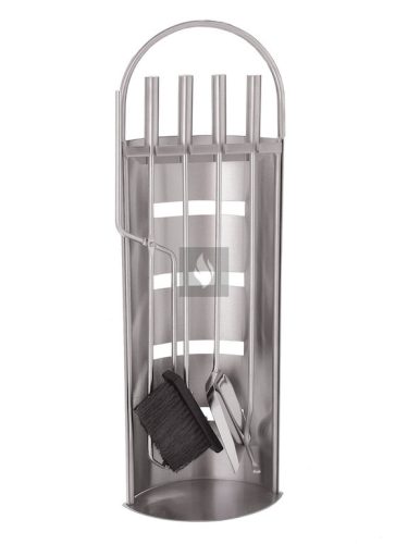 Kandallótisztító készlet, acél,4 részes 