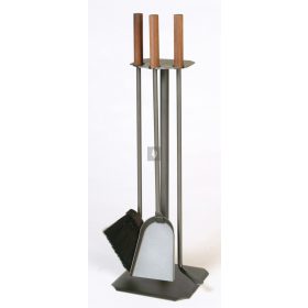   Kandallótisztító készlet, sarok nélküli, antracit, 3 részes