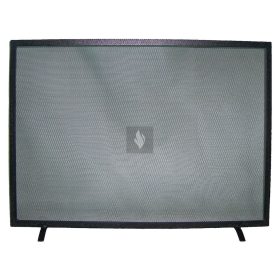 Szikravédő egyrészes, fekete ráccsal és kerettel