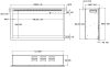  Afena 3D 75x45 Fekete Beépíthető elektromos kandalló