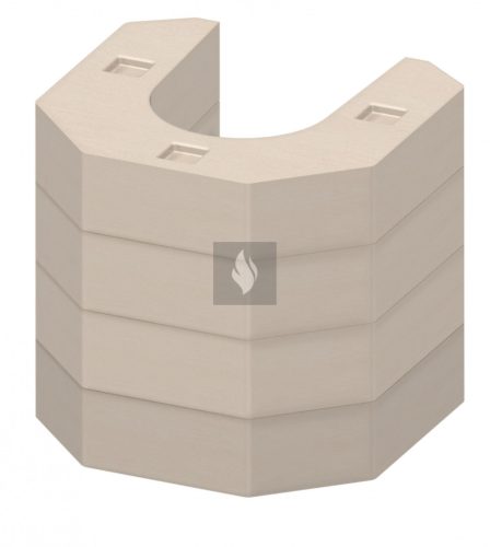 Hőtároló szett Romotop EVORA - LAREDO - LUGO típusú kandallókályhához