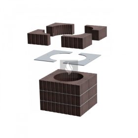   Romotop MAMMOTH felső hőtároló szett 200 mm-es füstgázelvezetéshez