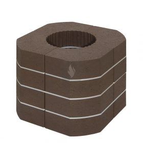   Romotop MAMMOTH felső hőtároló szett AKKUM KV 07 BARACCA kandallókályhához