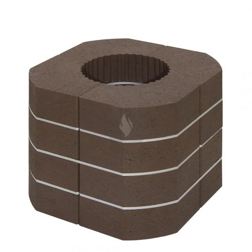 Romotop MAMMOTH felső hőtároló szett AKKUM KV 07 BARACCA kandallókályhához