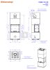 Romotop CARA CS 30 lemez Design kandalló
