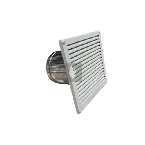 KÜLTÉRI ESŐVÉDŐ RÁCS NÉGYZET 150 mm FESTETT