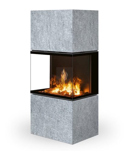 Romotop e-LERA C zsírkő elektromos design kandalló