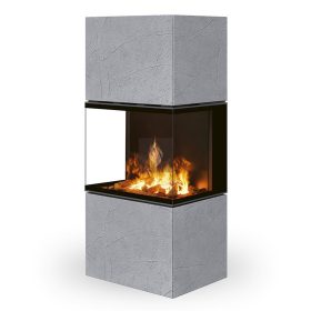    Romotop e-LERA C 61 Thermaline világos szürke elektromos design kandalló