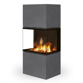    Romotop e-LERA C 62 Thermaline sötét szürke elektromos design kandalló