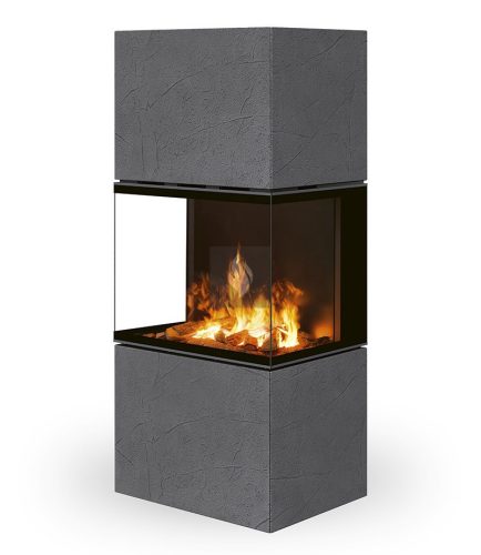  Romotop e-LERA C 62 Thermaline sötét szürke elektromos design kandalló