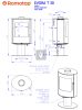 Romotop EVORA T 30 lemez Kandallókályha