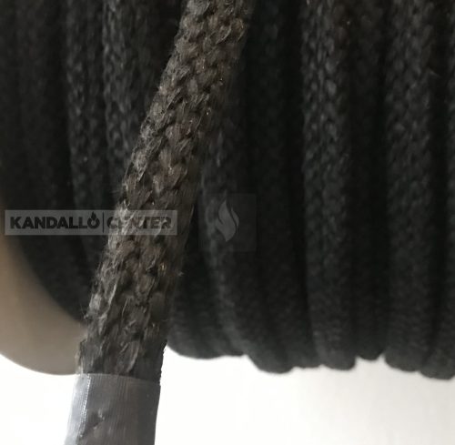 Hőálló lapostömítés 15x8 mm - kandallóüveghez
