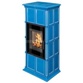   Romotop GREMIO 1G dekorüveg ajtós kerámia kandallókályha - bővíthető hőtárolóval