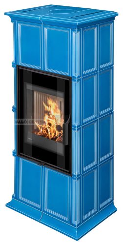 Romotop GREMIO 1G dekorüveg ajtós kerámia kandallókályha - bővíthető hőtárolóval