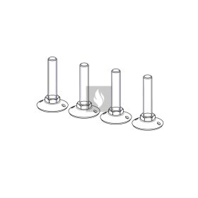 Romotop állítható lábak 100 mm kandallóbetéthez