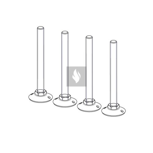 Romotop állítható lábak 190 mm kandallóbetéthez