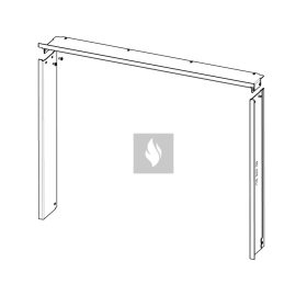 RAM11 takarókeret Romotop HEAT H3LE kandallóbetéthez 