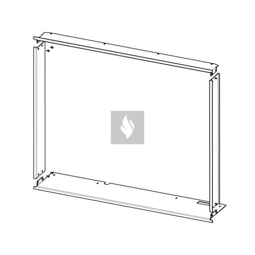 RAM12 takarókeret Romotop HEAT H3LJ kandallóbetéthez 