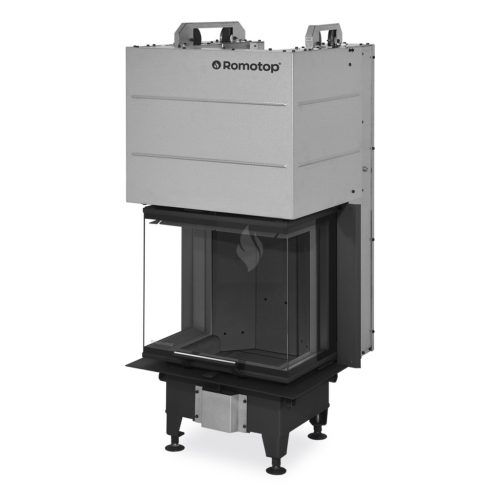 Romotop HEAT C 3G L 50.52.31.26 Légfűtéses kandallóbetét K1 kerettel, fekete béléssel