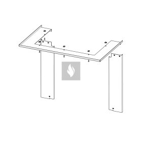 RAM11 takarókeret Romotop HEAT HC3LE kandallóbetéthez 