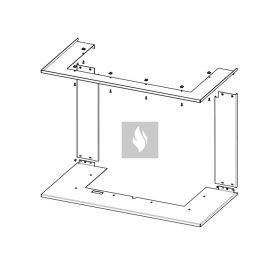 RAM13 takarókeret Romotop HEAT HC3LH kandallóbetéthez 