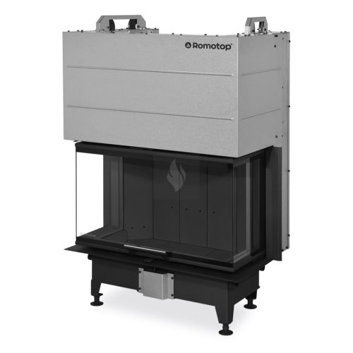Romotop HEAT C 3G L 80.52.31.26 Légfűtéses kandallóbetét K1 kerettel, fekete béléssel