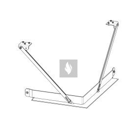   RAM15 terhelhető beépítést elősegítő felső fémkeret Romotop HEAT H R/L 3LG kandallóbetéthez
