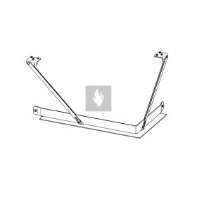   RAM15 terhelhető beépítést elősegítő felső fémkeret Romotop HEAT H R/L 3LF kandallóbetéthez