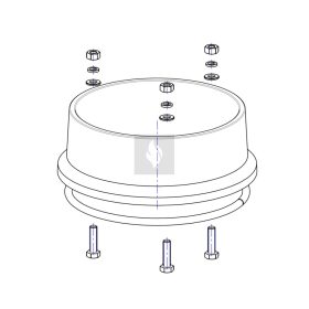   Romotop füstcső csatlakozó HRDLO 200 Impression kandallóbetéthez
