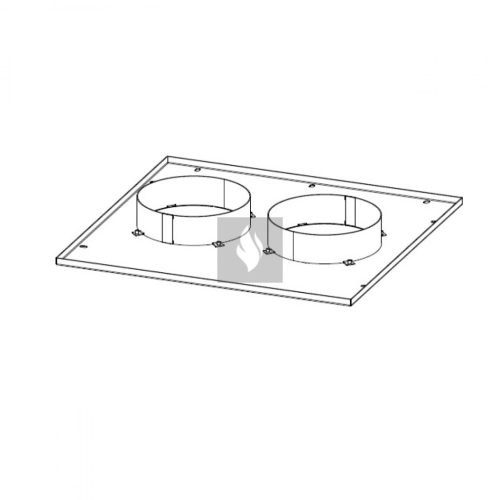Konvekciós burkolat Romotop HEAT HU3LF kandallóbetéthez