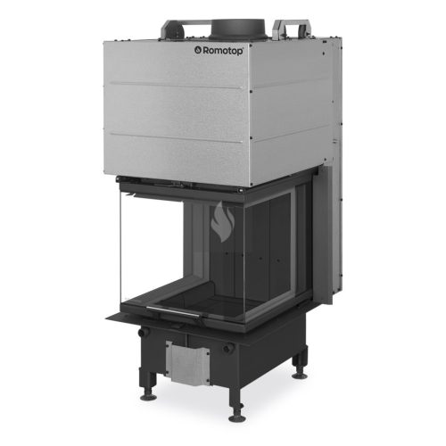 Romotop HEAT U 3G L 50.52.50.26 Légfűtéses kandallóbetét fekete béléssel