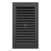 SAVEN Hide szellőzőrács 17×30cm fekete (függőleges)