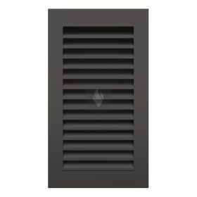 SAVEN Hide szellőzőrács 17×30cm fekete (függőleges)