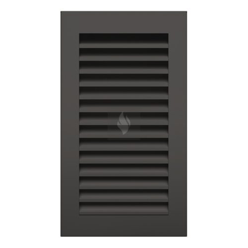 SAVEN Hide szellőzőrács 17×30cm fekete (függőleges)