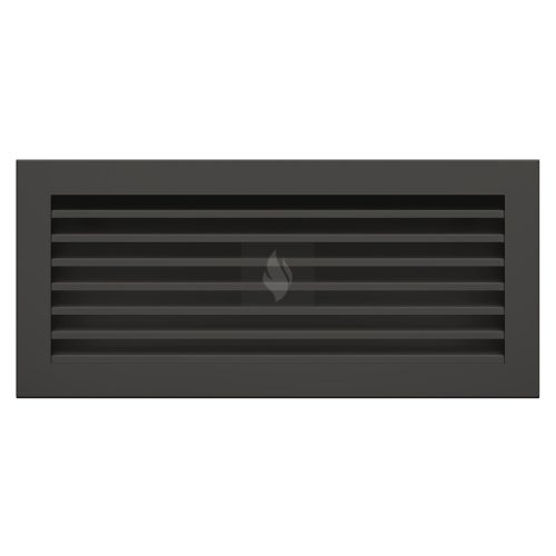 SAVEN Hide szellőzőrács 17×37cm fekete