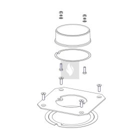   Romotop füstcső csatlakozó I3 HRDLO 150 Impression kandallóbetéthez