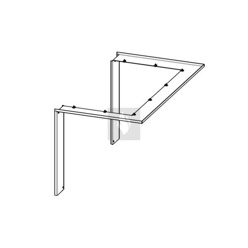 Romotop RAM11 takarókeret IC3LH kandallóbetéthez