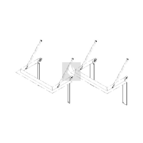 Romotop RAM13 takarókeret IC3LH kandallóbetéthez
