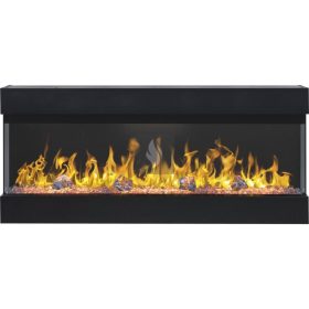   IMPULSE 93 fekete Beépíthető elektromos kandalló, falra is szerelehető