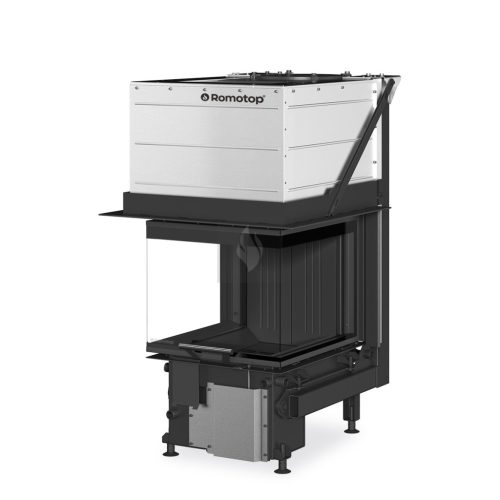 Romotop IMPRESSION U 3g L 55.51.55.26 K1 Légfűtéses kandallóbetét K1 kerettel, fekete béléssel