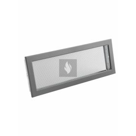 EGYSZERŰ SZELLŐZŐRÁCS FEKETE 450X170 mm